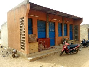 Vue du marché de Lalgaye construit dans le cadre du projet FDCI.